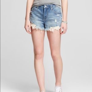 Mossimo Light wash jean shorts